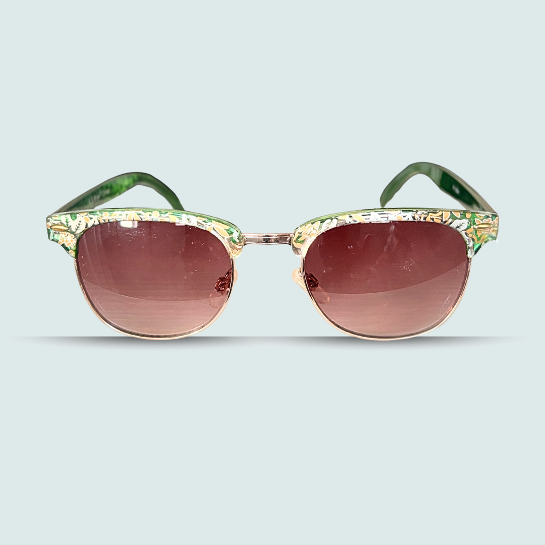 A.J Morgan - Half-Rim Rounded Sunglasses