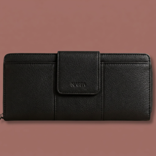 Nappa - Veronica Pebbled Zip Wallet