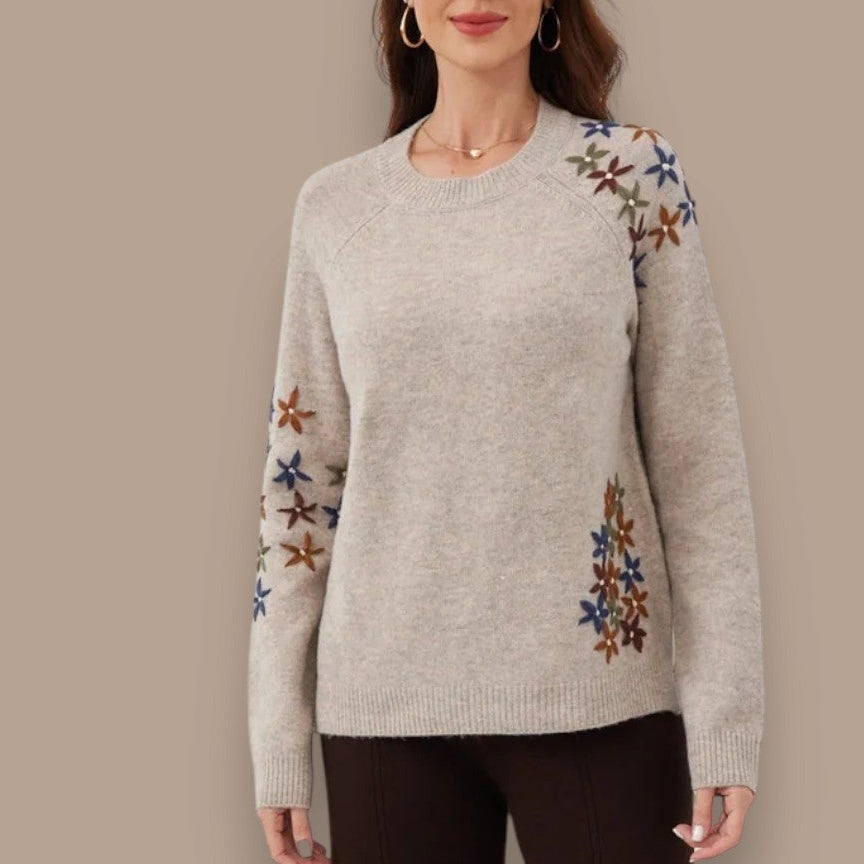 Orange Fashion Village - Wildflower Meadow Sweater