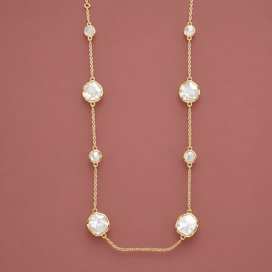 Audrey's - Station-Style Mother-of-Pearl Necklace