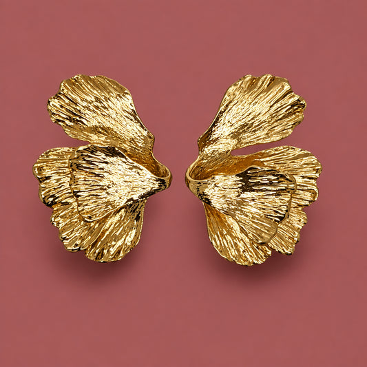 Audrey's - Gold Petal Earring