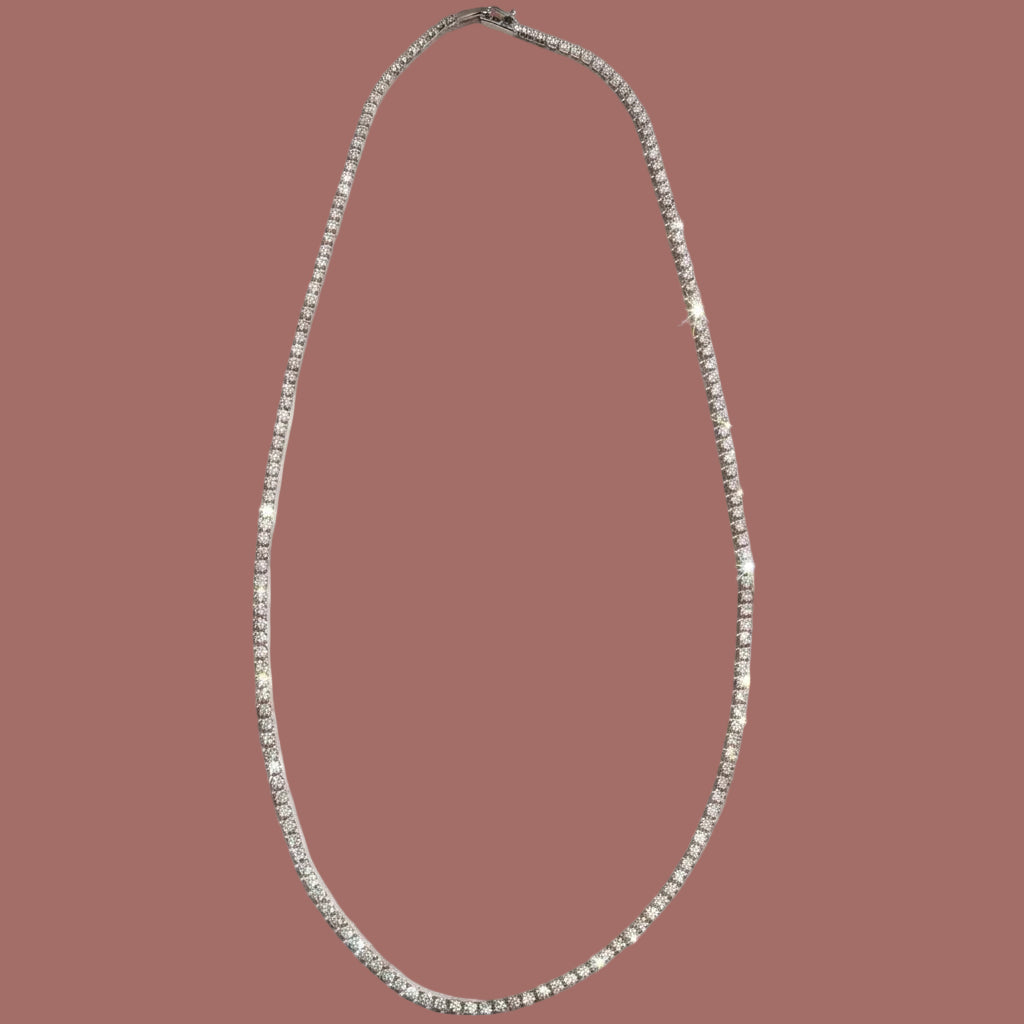 Jacqueline Kent - Vintage Square Cut Crystal Bling Choker