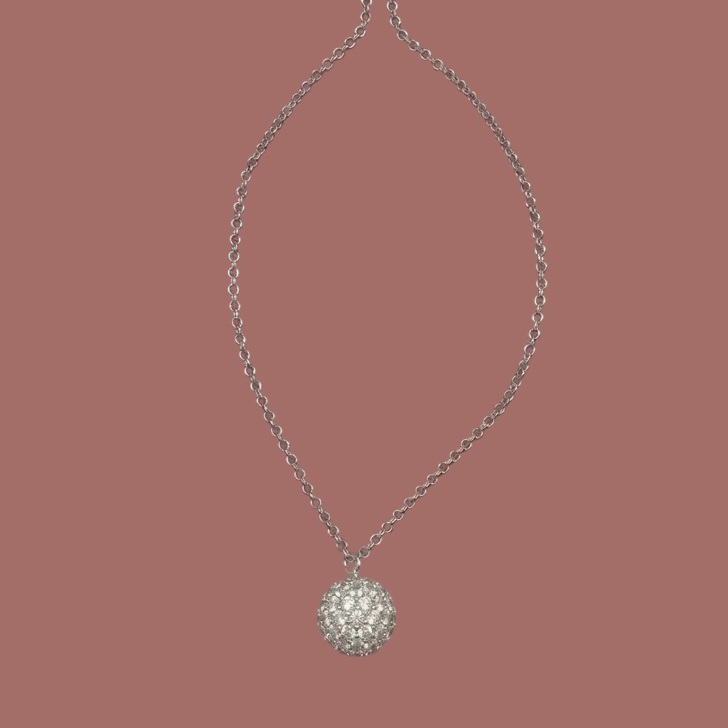 Audrey's - Mirror Ball Necklace
