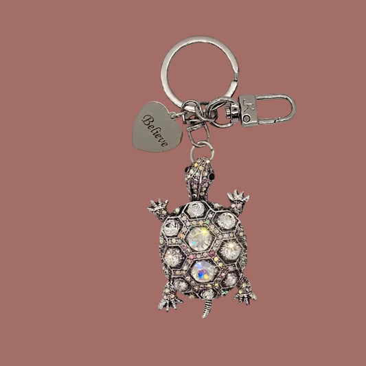 Jacqueline Kent - Silver Turtle Purse Charm