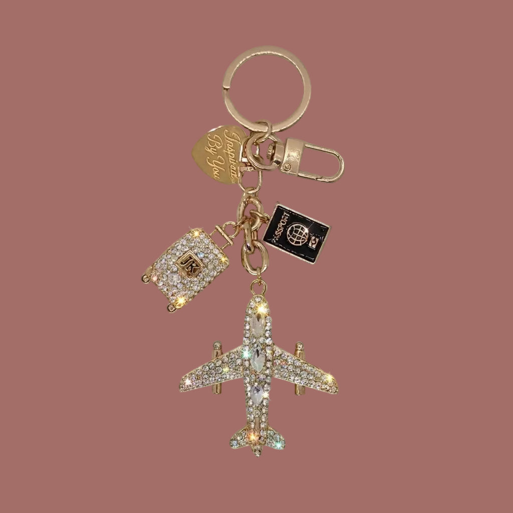 Jacqueline Kent - Aeroplane Inspired Purse Charm