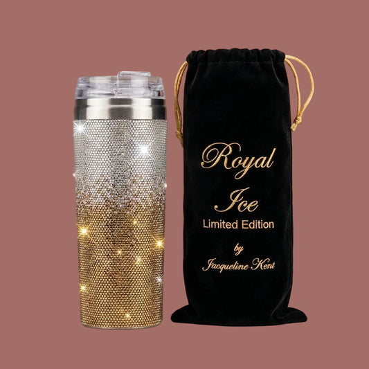 Jacqueline Kent - Gold Ombre Crystal Tumbler
