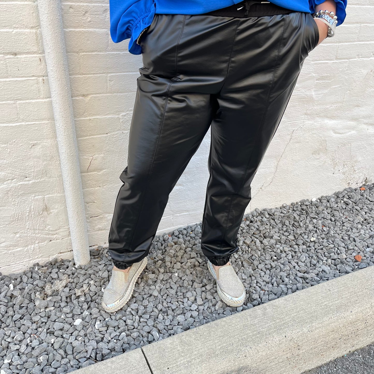 Bali - Faux Leather Pants