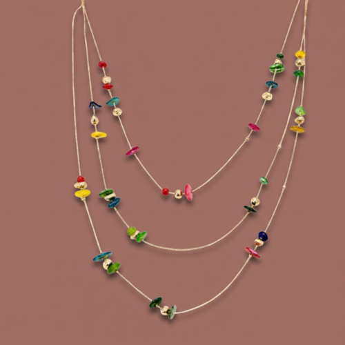 Audrey's - Colour Pop Triple Layer Necklace