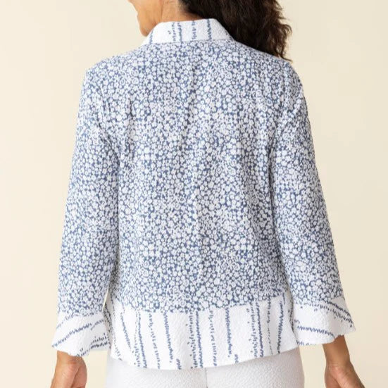 Habitat - Pucker Weave Flounce Blouse