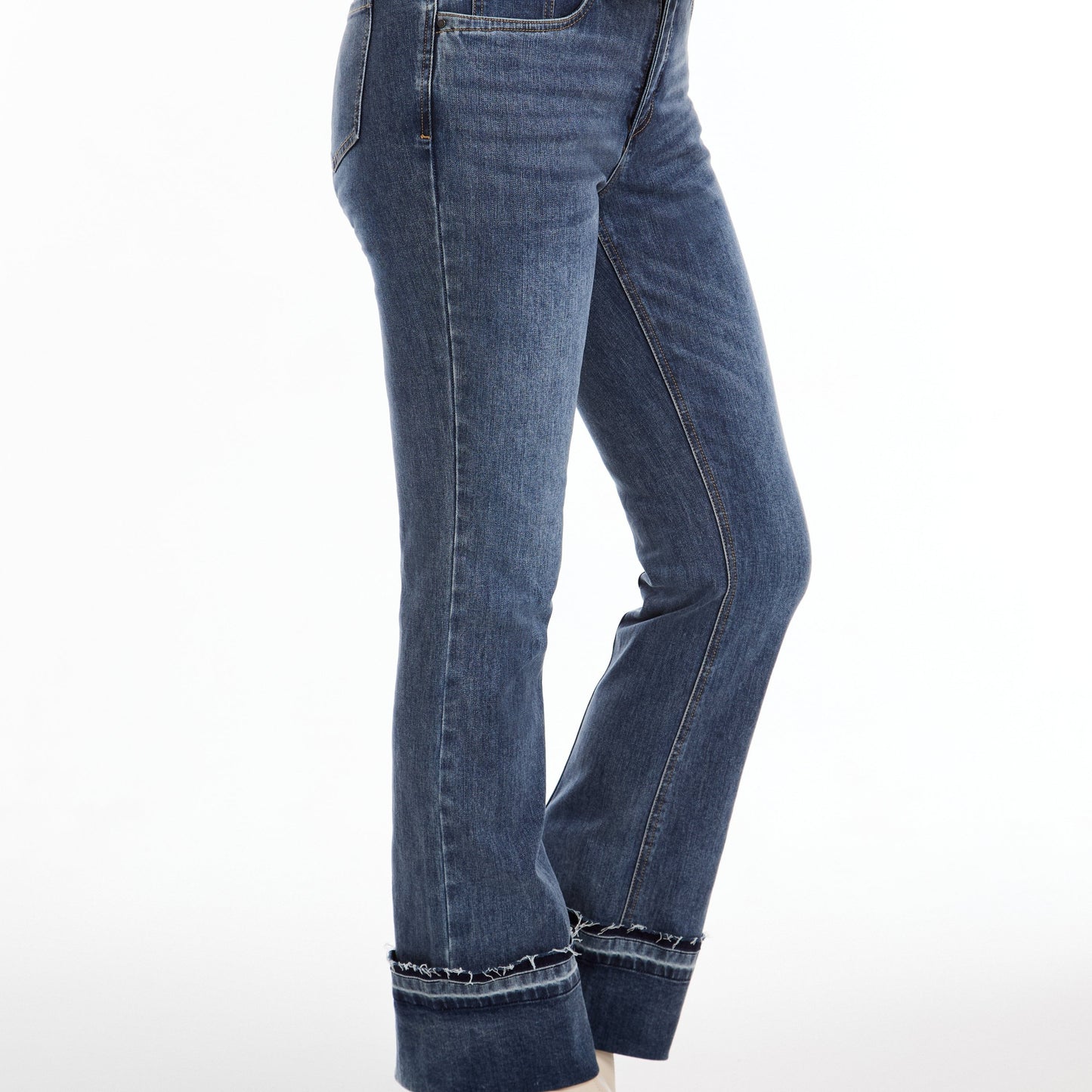 FDJ - Olivia Bootleg Jeans With Cuff Detail