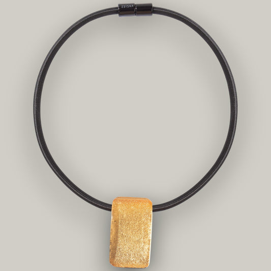 Zsiska - Modern Block Pendant Necklace
