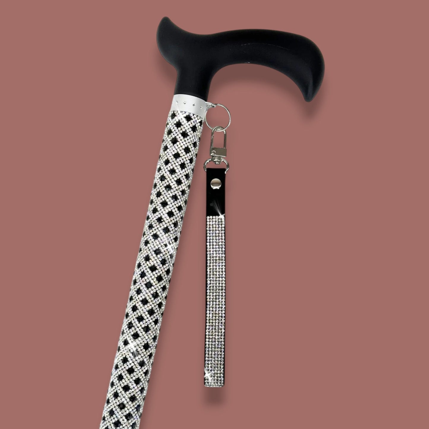 Jacqueline Kent - Silver & Black Sugar Cane