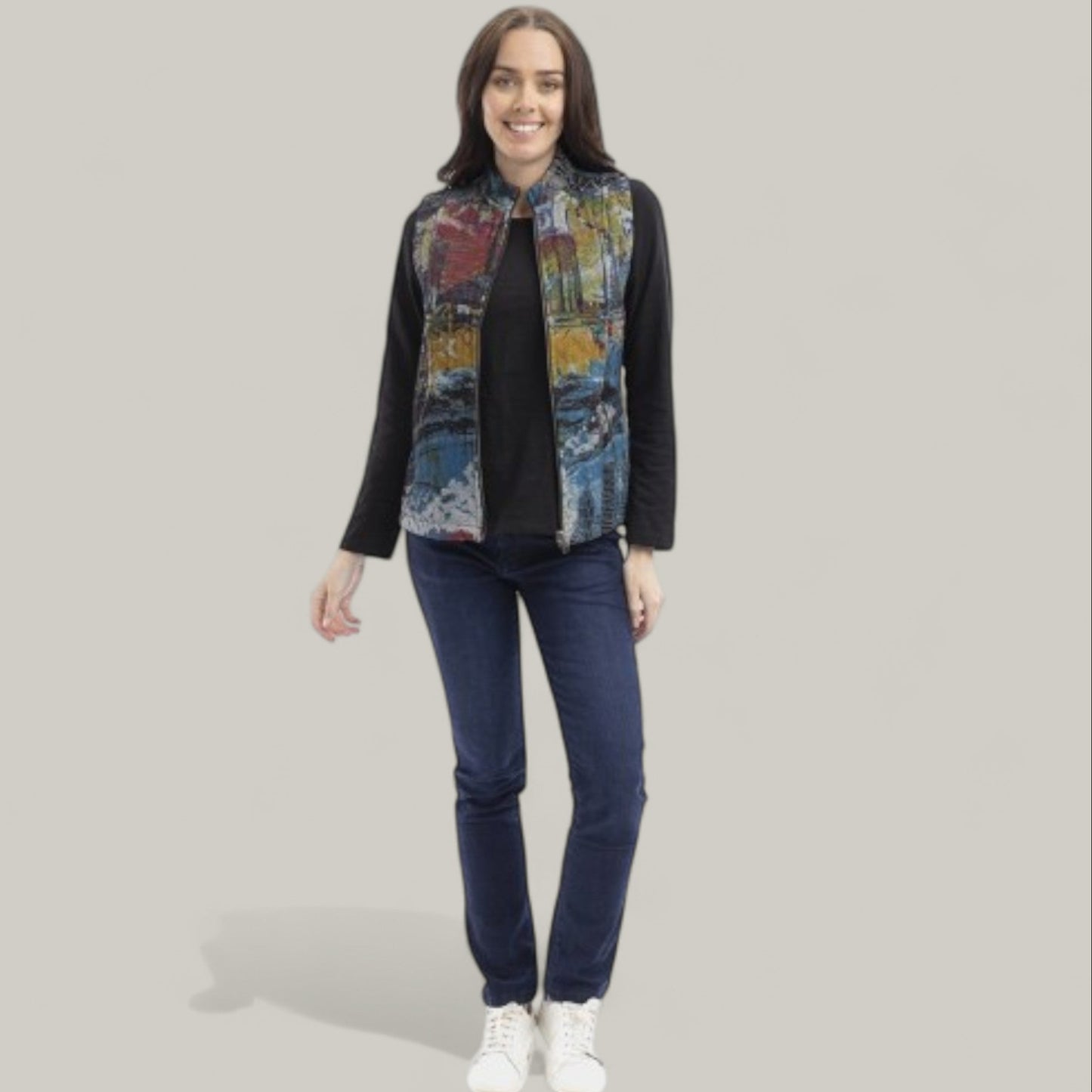 Orientique - "New York" Reversible Quilted Vest
