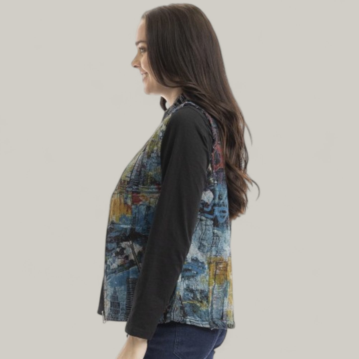 Orientique - "New York" Reversible Quilted Vest
