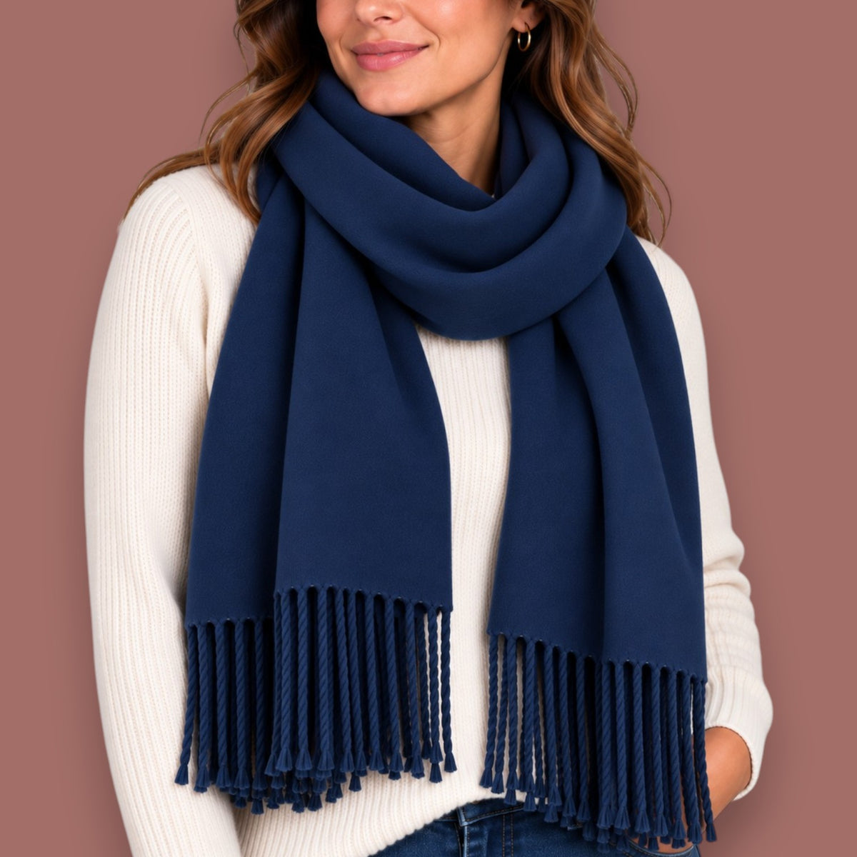 Audrey's - Soft Touch Classic Fringe Scarf