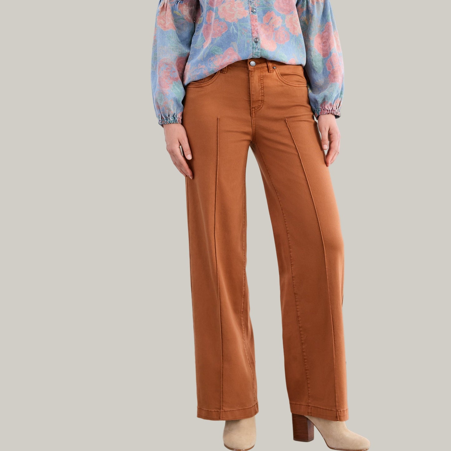 FDJ - Olivia Euro Twill Wide Leg Pants