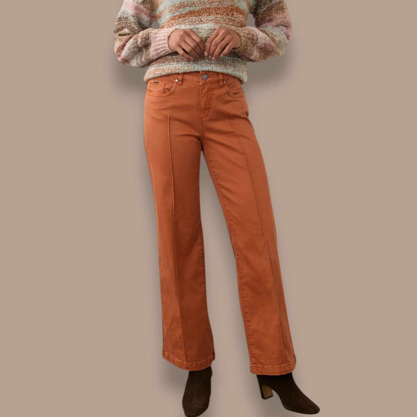 FDJ - Olivia Pintuck Wide Leg Pants