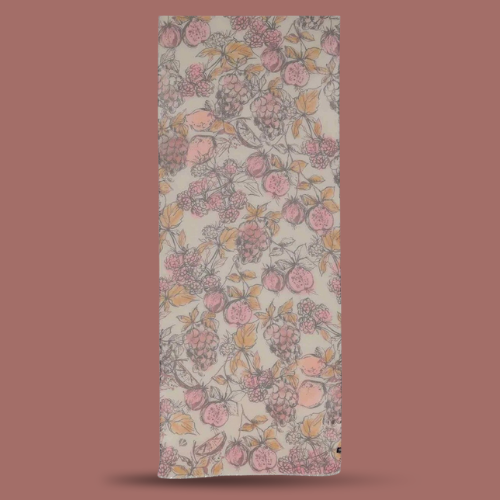 Fraas - Hand-Drawn Fruit Print Lightweight Scarf