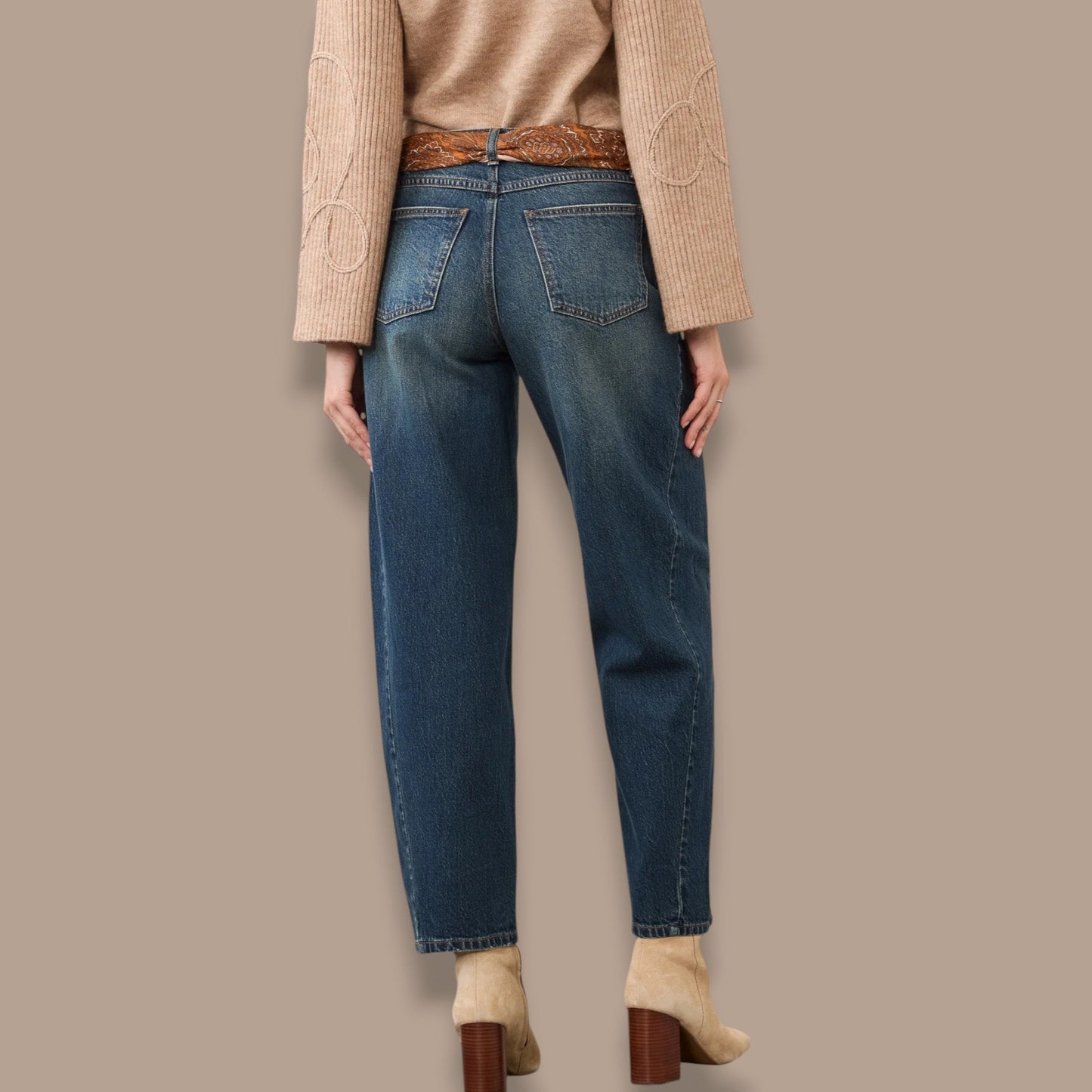 FDJ - Girlfriend Barrel Leg Jeans