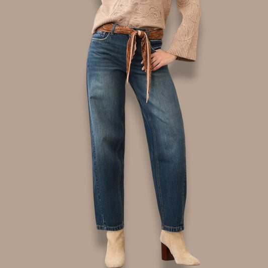 FDJ - Girlfriend Barrel Leg Jeans