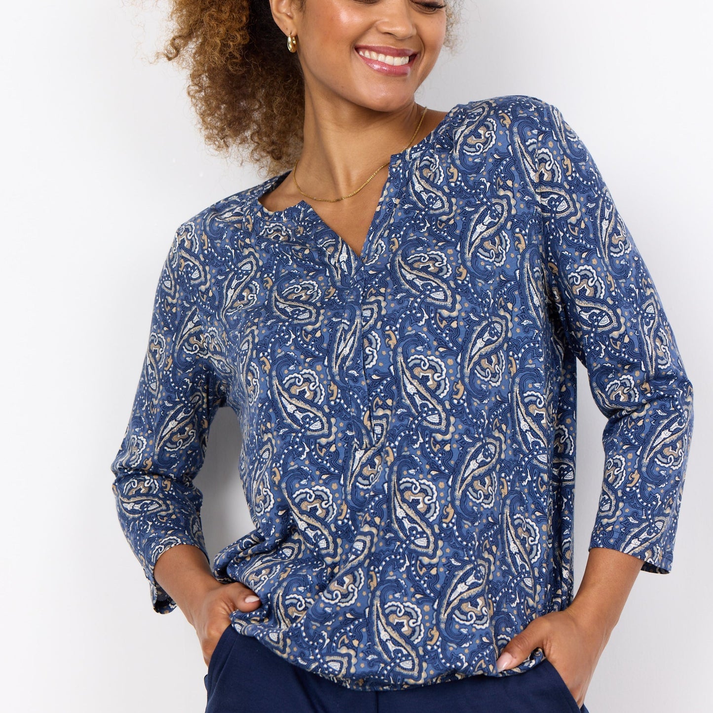 Soya Concept - Paisley Print Top