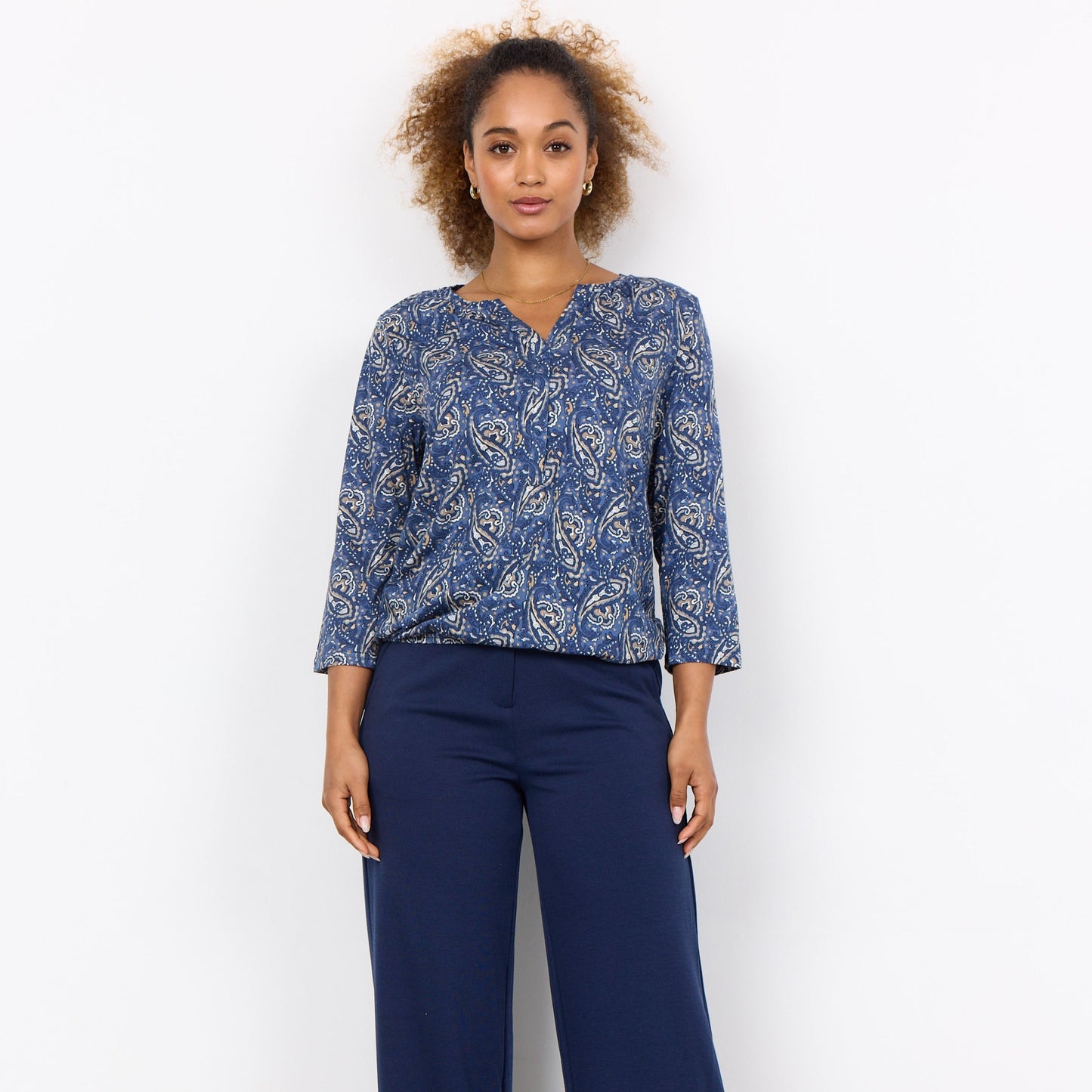 Soya Concept - Paisley Print Top