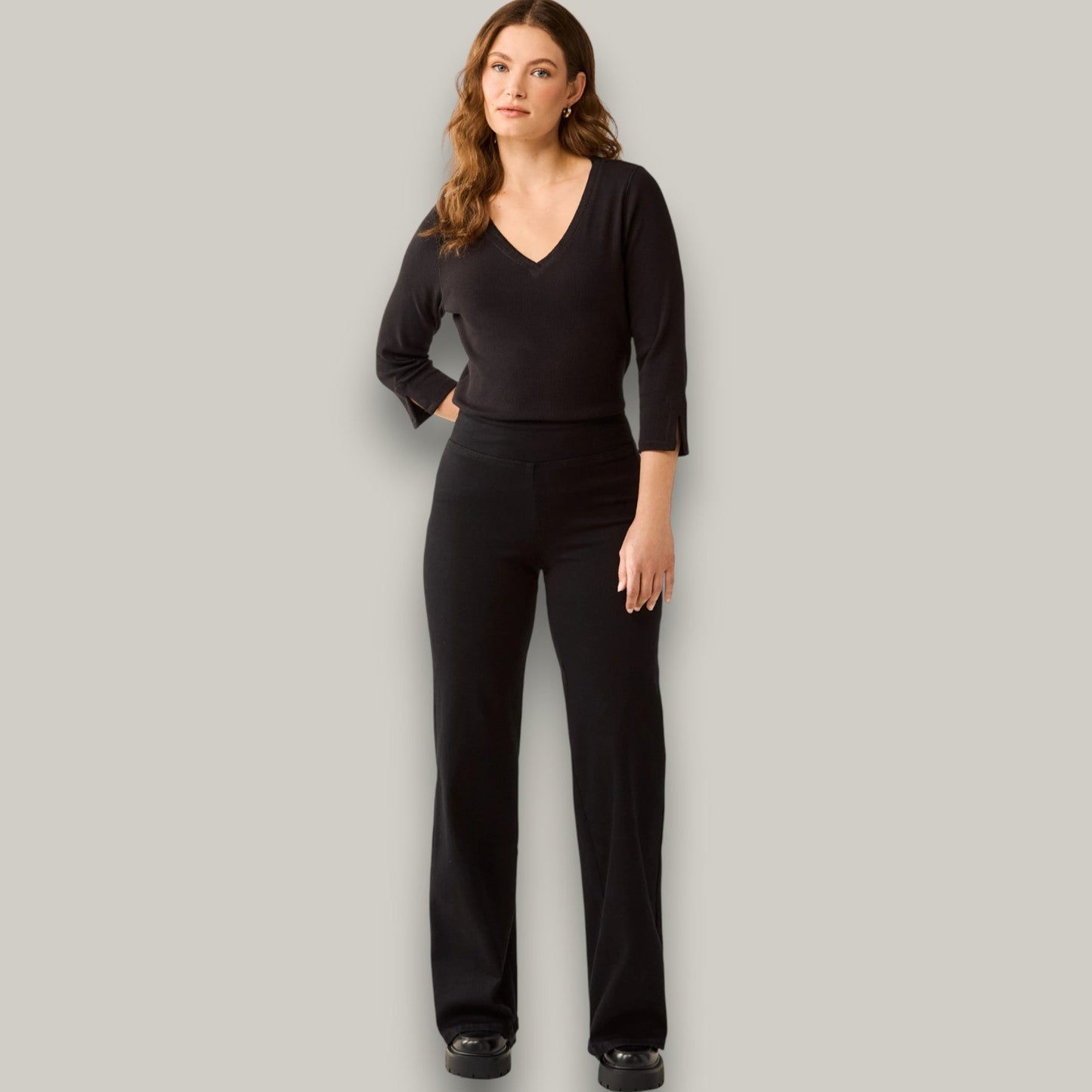 FDJ - Effortless Pull-On Wide-Leg Denim