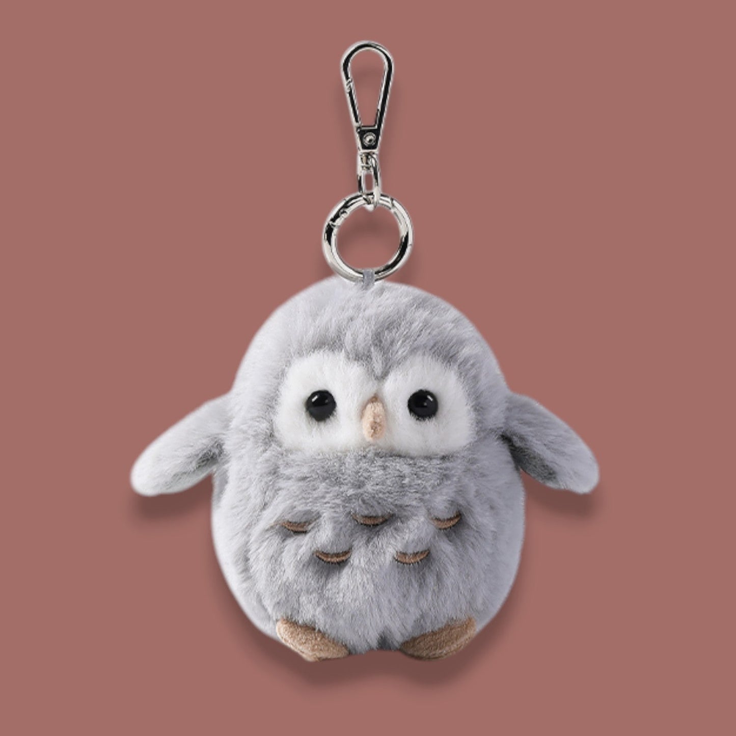 McHugs - Grey Owl Bag Charm
