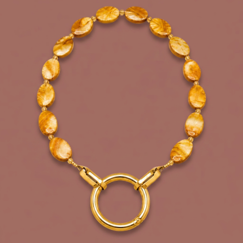 Lofttan - Trent Buckskin Oyster Necklace