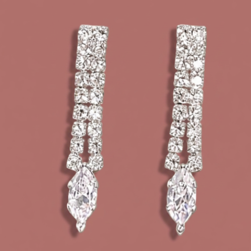 Audrey's - Crystal Cascade Drop Earrings