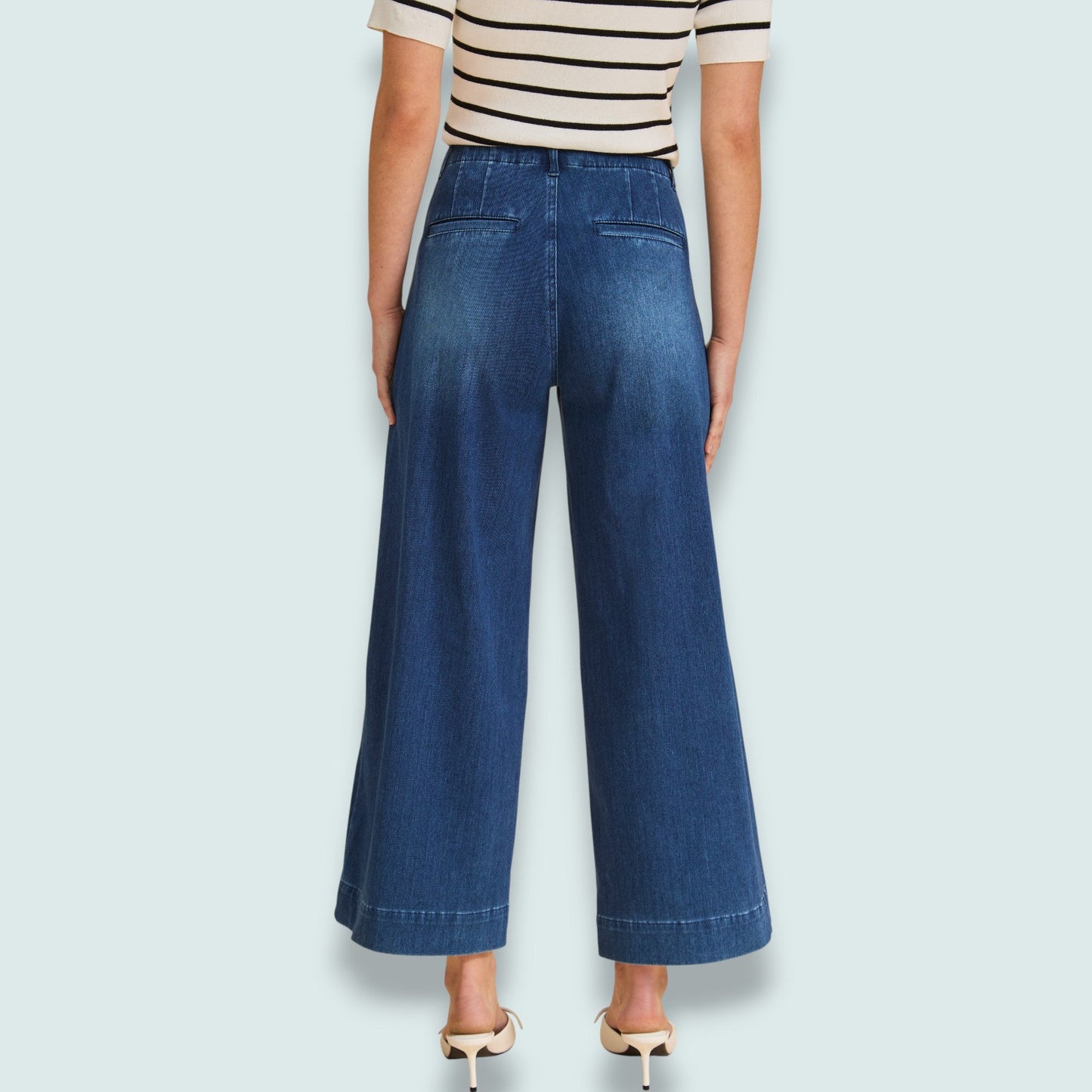 FDJ - Wide Leg Crop Jeans