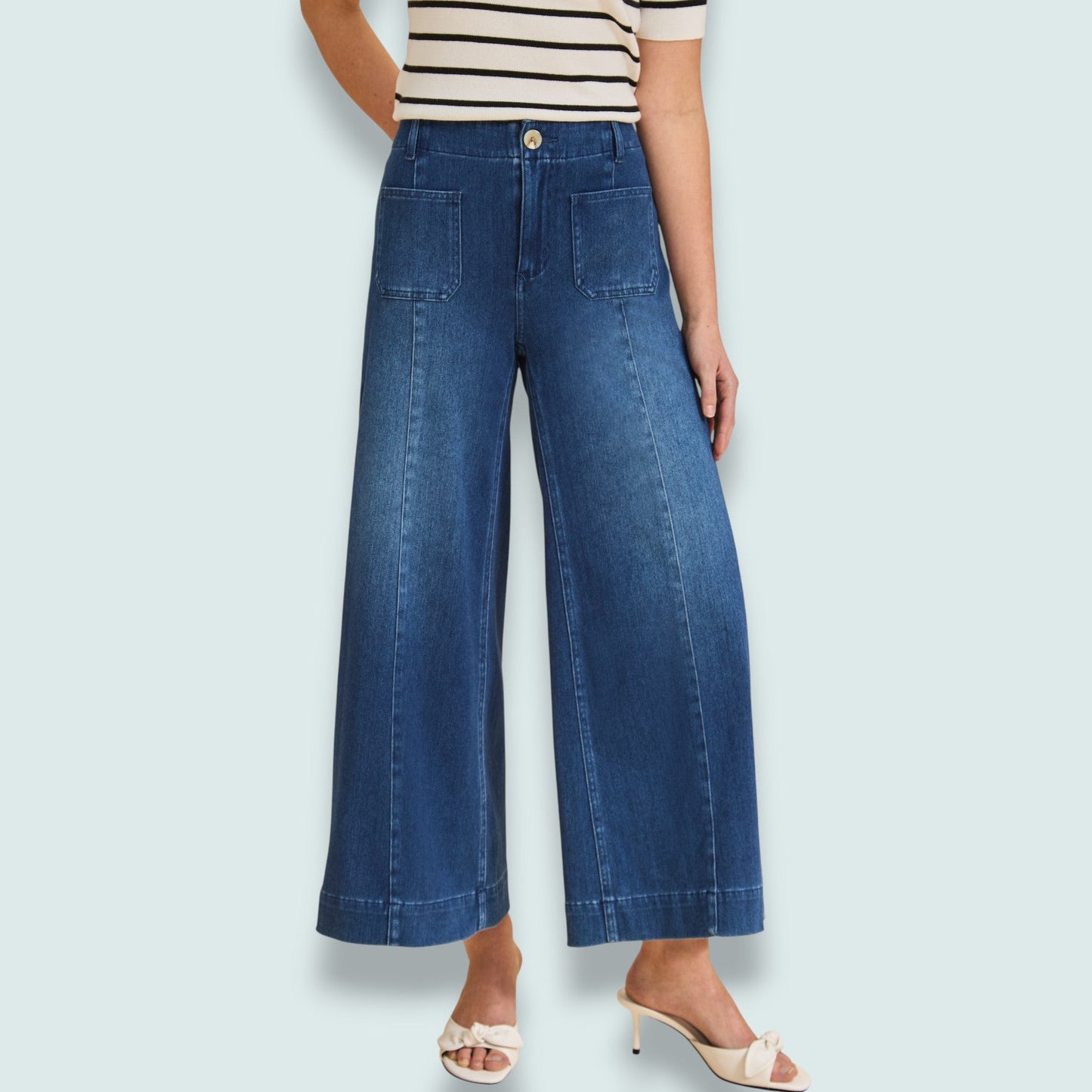 FDJ - Wide Leg Crop Jeans