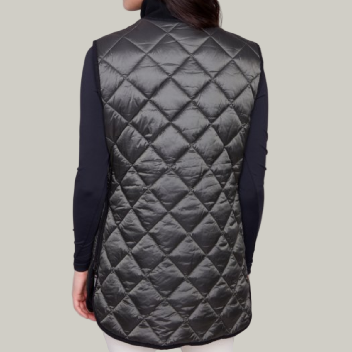Charlie B - Reversible Quilted Long Vest