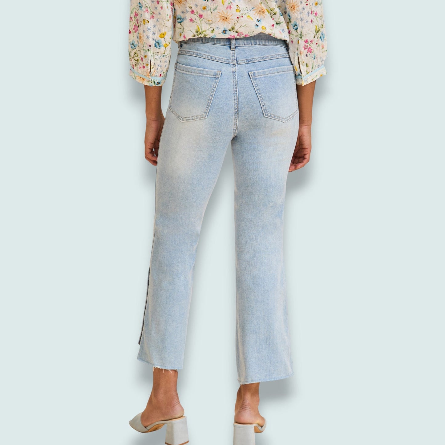 FDJ - Embellished Side Detail Crop Jean