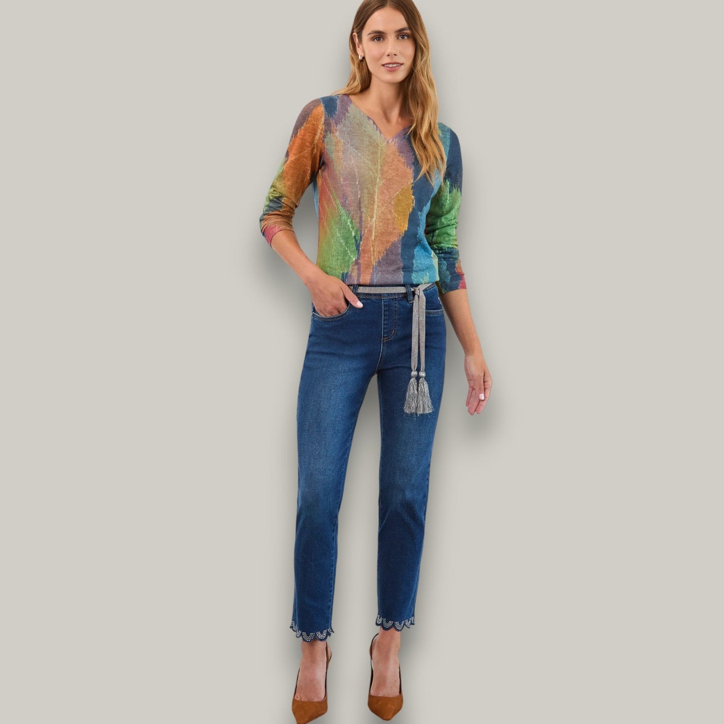 FDJ - Studio Brush Notch-Neck Top