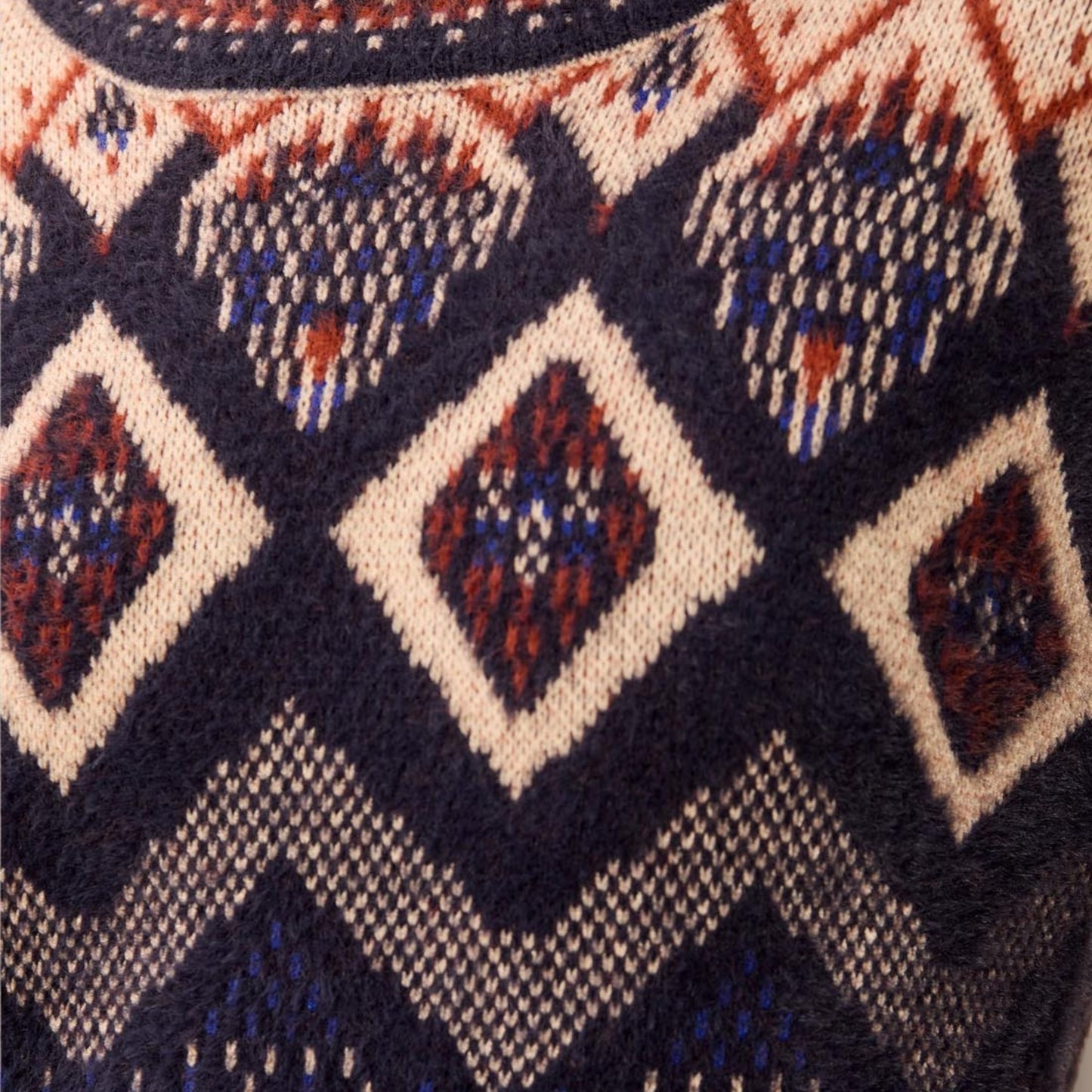 Tribal - Nordic Diamond Crew Neck Sweater