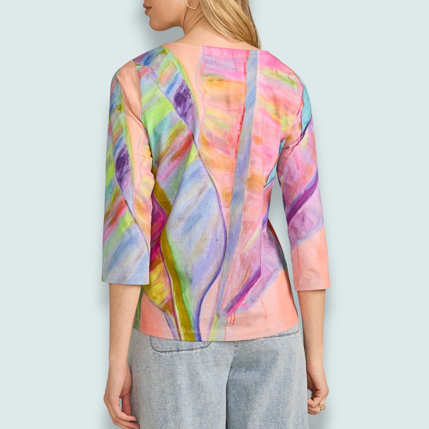 FDJ - Water-Colour Dreams 3/4 Sleeve Top