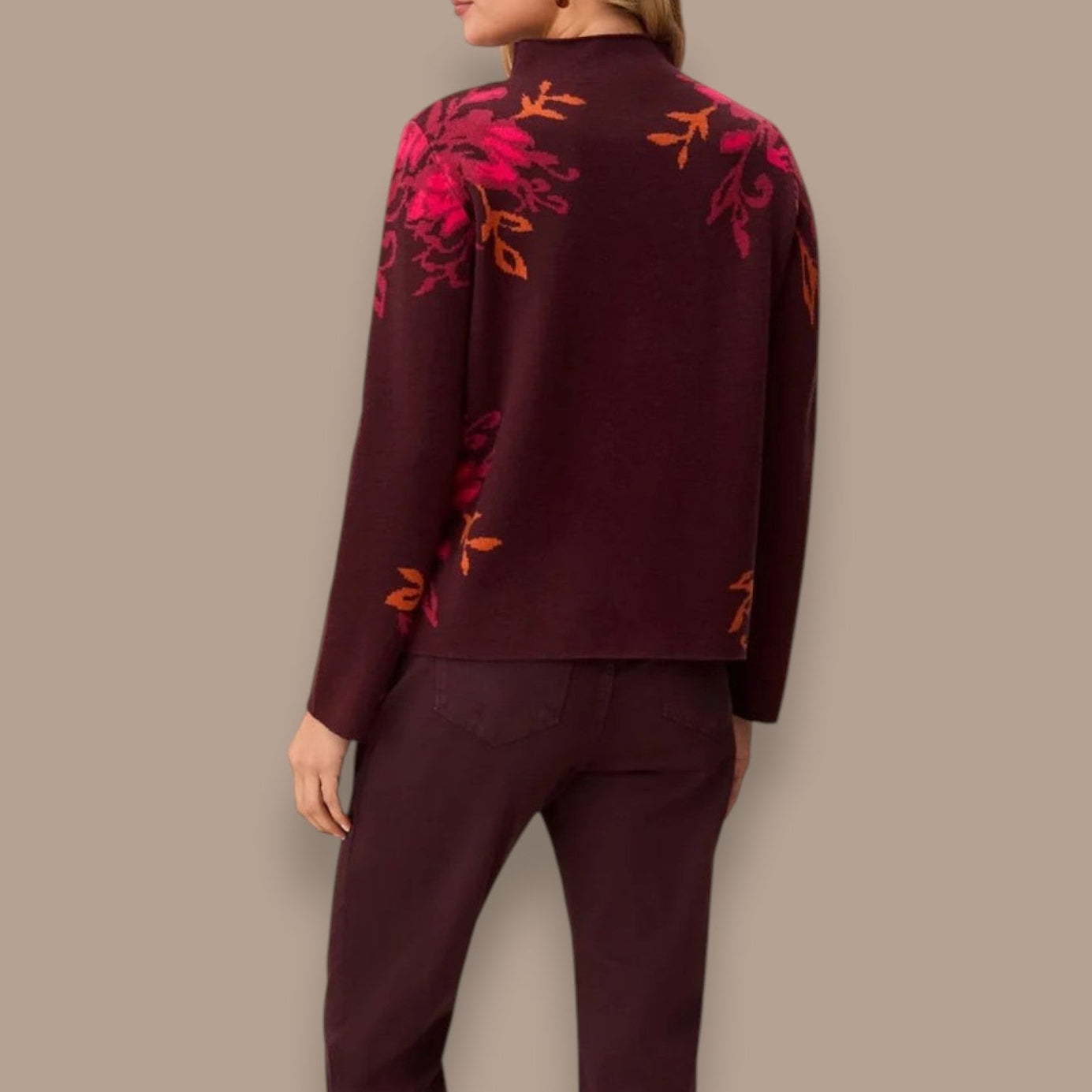 Tribal - Funnel-Neck Sweater