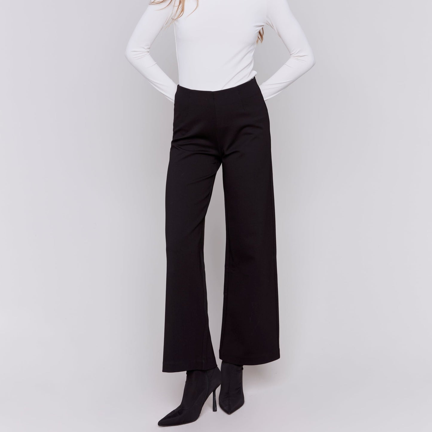 Charlie B - Pull-On Wide Leg Pants