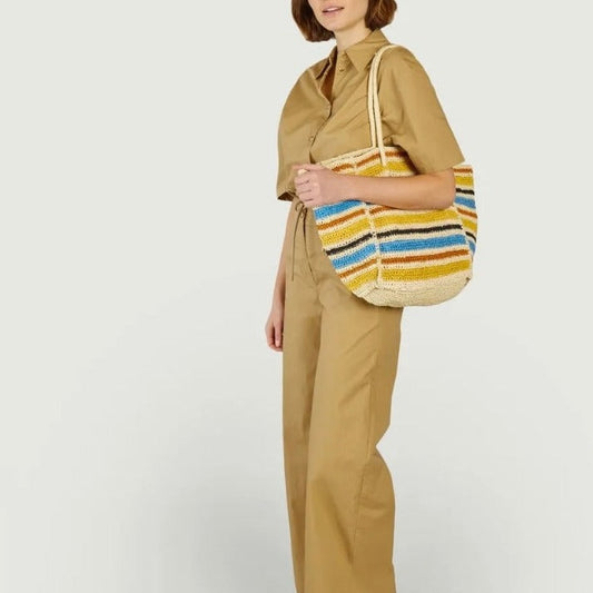 Suncoo - Multicoloured Striped Bag