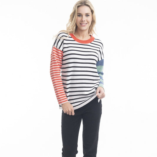 Orientique - Reversible Striped Sweater