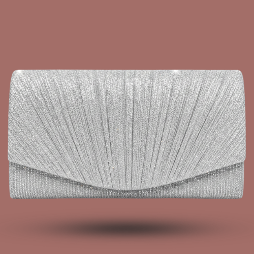 Audrey's - Shimmer Pleated Evening Clutch