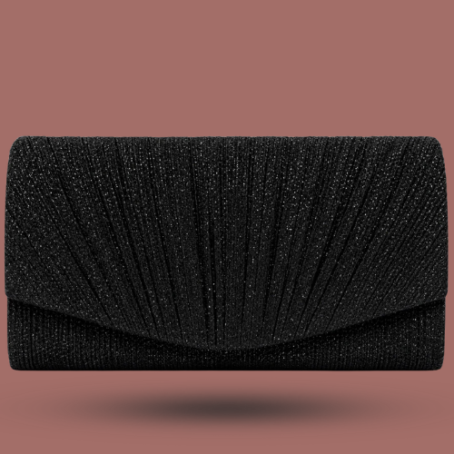 Audrey's - Shimmer Pleated Evening Clutch