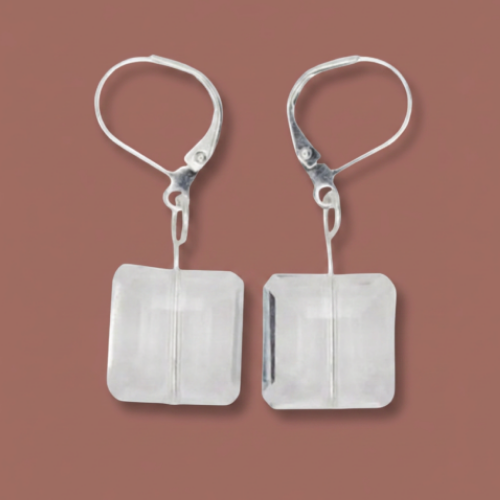 Lofttan - Arya Clear Crystal Drop Earrings