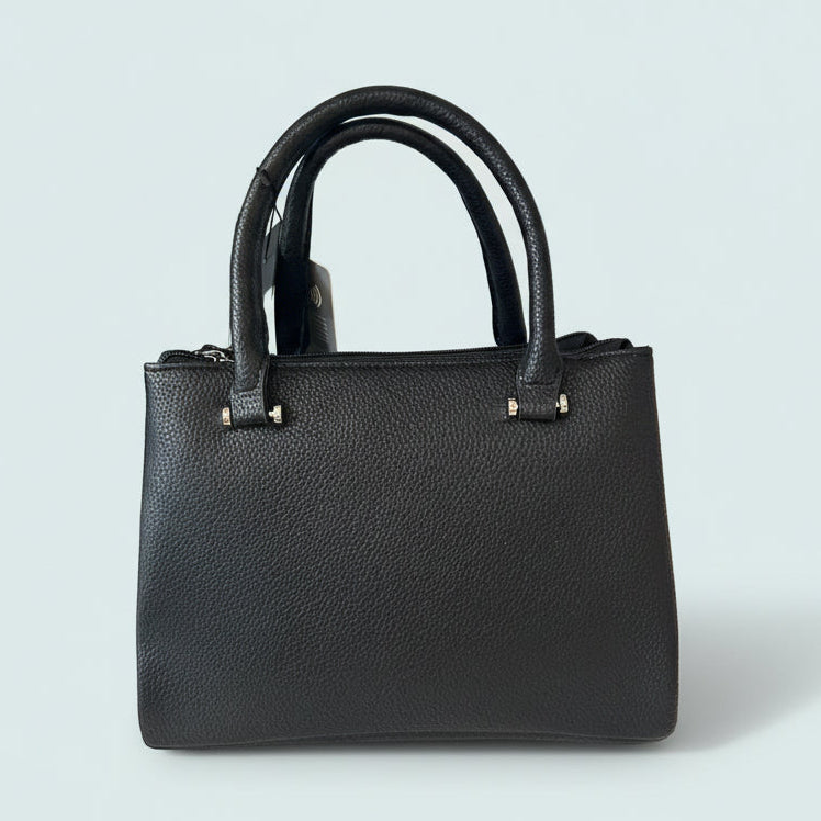 La Diva - Structured Top-Handle Crossbody Purse