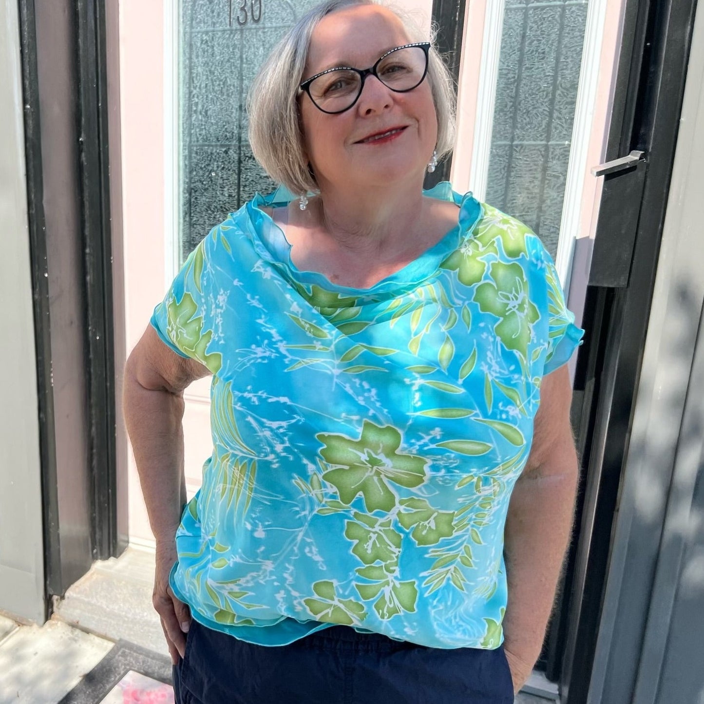 Deannafokes - Floral Print Blouse