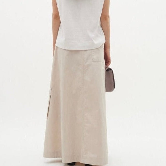 In Wear - A-Line Cargo Maxi Skirt