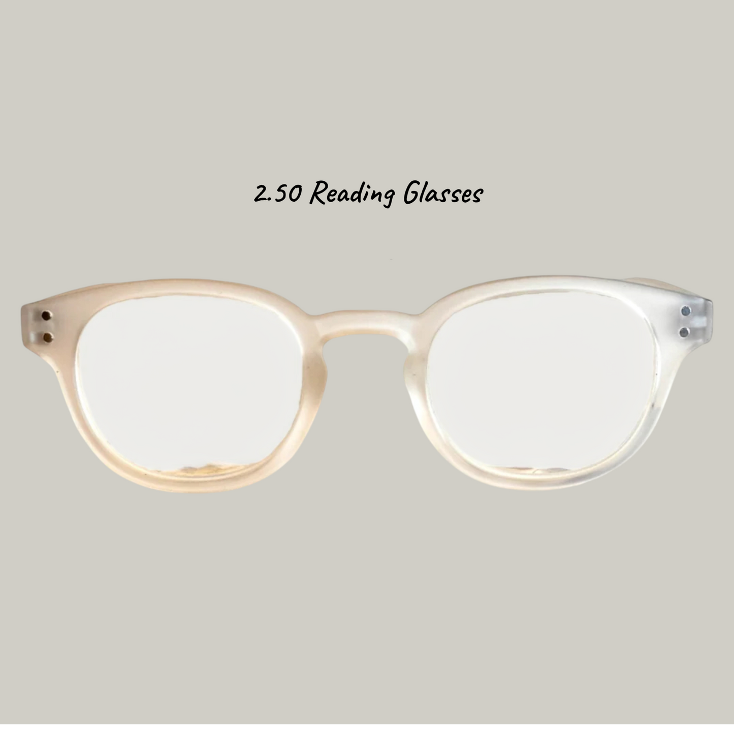 A.J Morgan - Clear Framed Reading Glasses