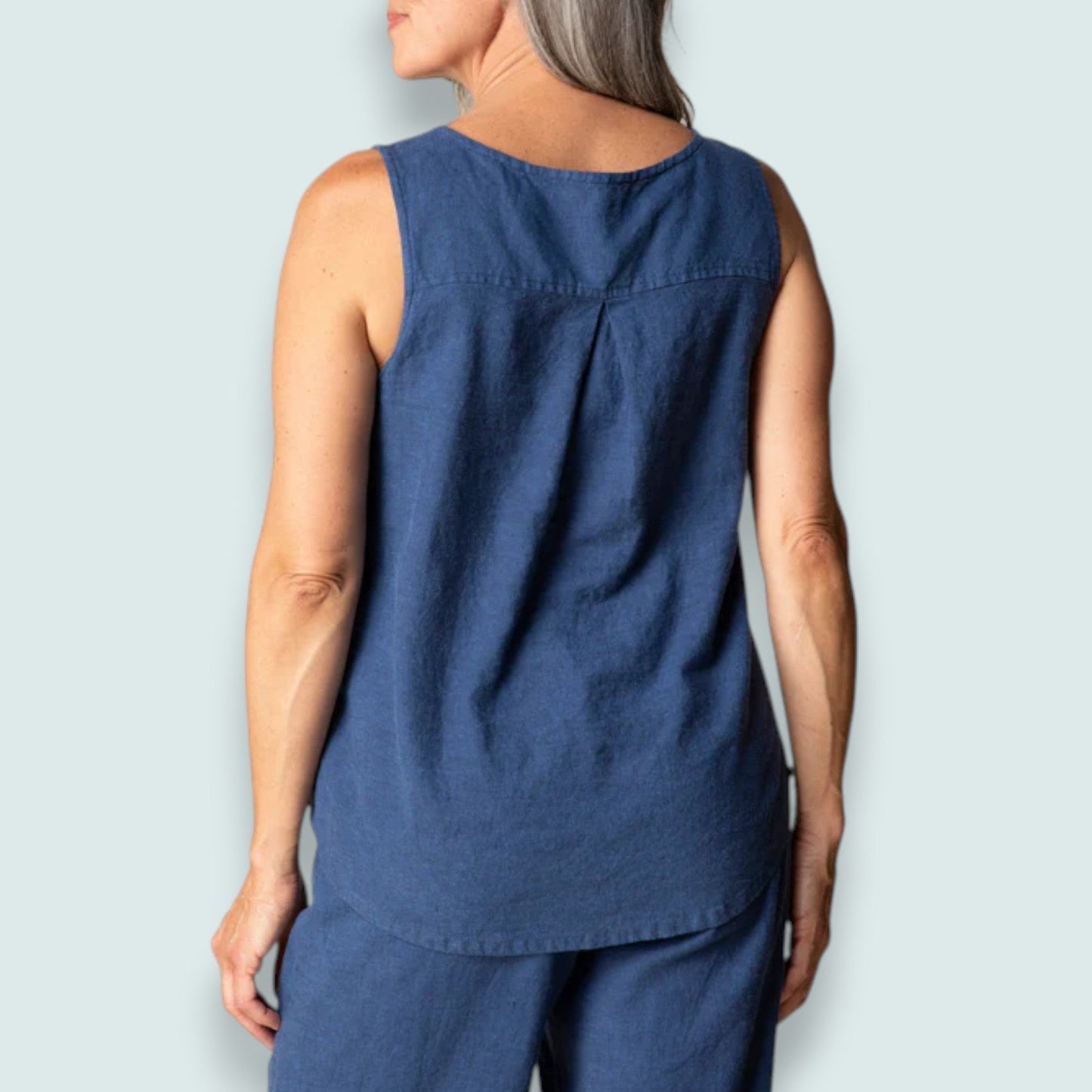 Habitat - Linen Button Front Tank