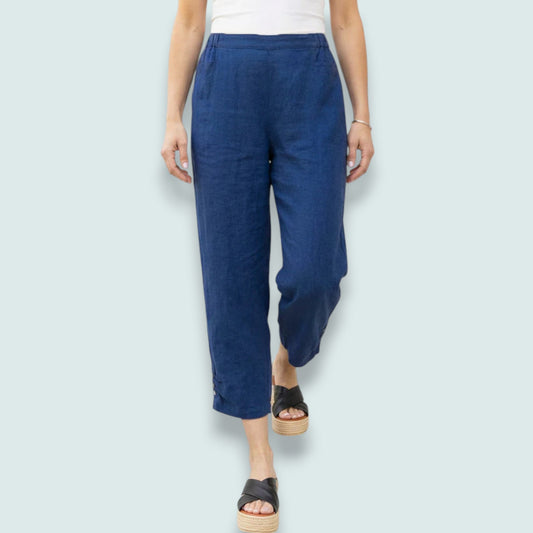 Habitat - Pleat Button Capri